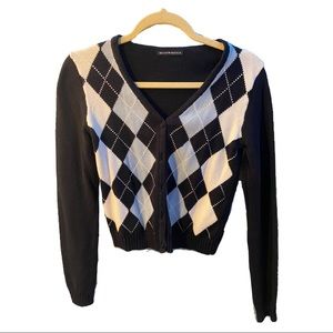 Brandy Melville Argyle Sweater